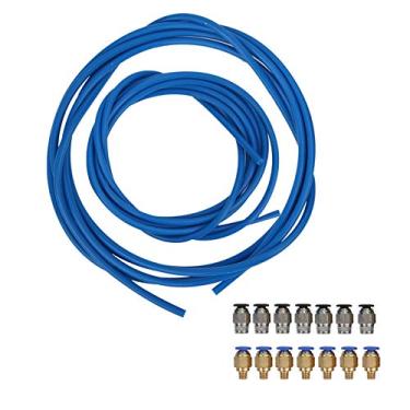 Imagem de WALFRONT Impressora 3D PTFE TUBE PC4 M6 PC4 M10 Conectores Pneumáticos para Ender 3 Compact & Resistente Ao Calor 2m Comprimento 360 ° PLA PLA Compatibilidade ABS Compatibilidade