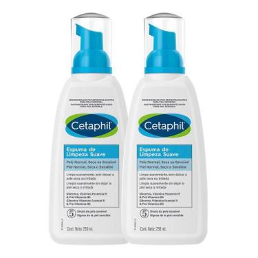 Imagem de Kit 2 Cetaphil Espuma de Limpeza Suave 236ml