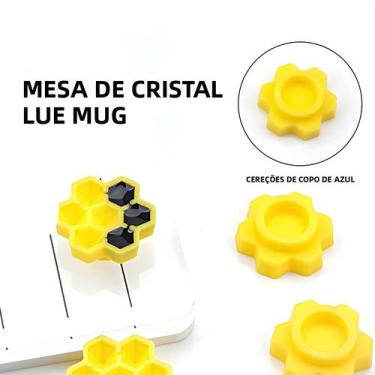 Imagem de Suporte De Cola Para Extensão De Cílios Em Formato De Flor, Paleta Com