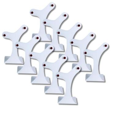 Imagem de Expositor de Brinco Peixinho Branco - 10 unidades - Lm Balcoes