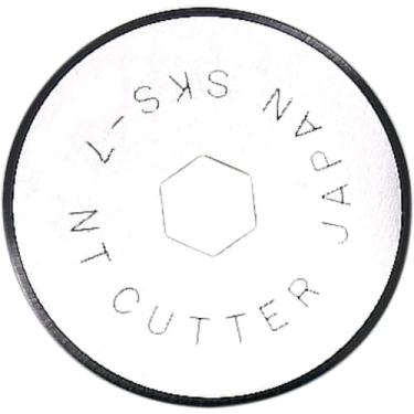 Imagem de NT Cutter Lâminas rotativas de 28 mm para cortador rotativo e cortador circular de tecido grande, 2 lâminas/pacote, 1 pacote (BR-28P)