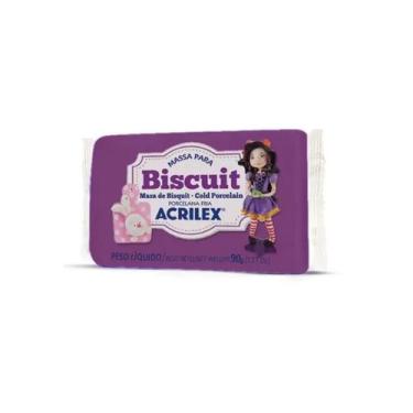 Imagem de Massa De Biscuit Acrilex 90g Colorida - Escolha As Cores, Vinho
