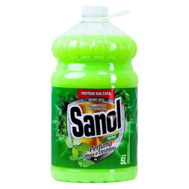 Imagem de Desinfetante herbal leitoso 5l sanol (2020)
