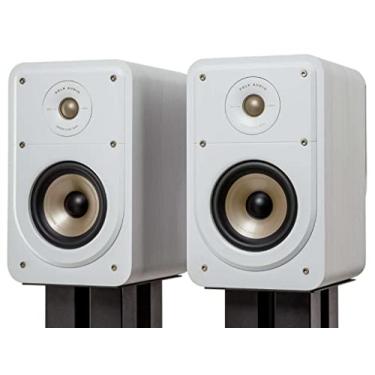 Imagem de Polk Signature Elite ES15 Bookshelf Speaker - Hi-Res Audio Certified, Dolby Atmos & DTS:X Compatible, 1" Tweeter & 5.25" Woofer, Power Port Technology for Effortless Bass (Pair, Elegant White-Washed)