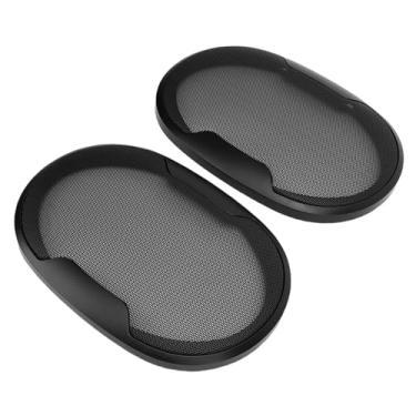Imagem de Sanpyl 9.96x6.89in Copas de Grade de Alto -falante, Protetor de Guarda do Subwoofer de Alto -falante de Carro, para o Speaker Diy do Home Theatre, 2pcs