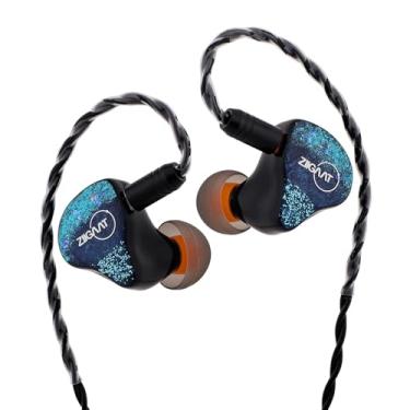 Imagem de HIFIXAUDIO ZIIGAAT x Fresh Review Arete 1DD+4BA Hybrid IEM fones de ouvido intra-auriculares, fones de ouvido HiFi com fio, fones de ouvido Gming e monitor com cabo destacável para músicos audiófilos