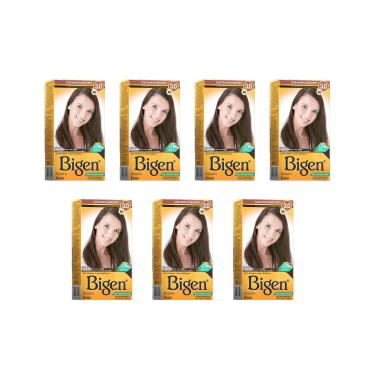 Imagem de Coloraçao Bigen 48 Castanho Escuro - Kit C/7Un