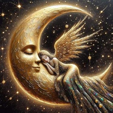 Imagem de ijbnhd Kits de arte de diamante de fada 5D para adultos, kits de pintura de diamante de asas de anjo para iniciantes, kits de arte de pedra de perfuração completa DIY para decoração de parede de casa