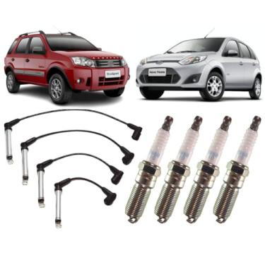 Imagem de JOGO DE VELAS + CABOS DE VELA FIESTA ECO SPORT 1.6