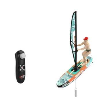 Imagem de Barco De Controle Remoto 2.4G Infantil, Barco Interativo De Vela Oscil