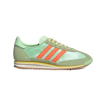 Imagem de adidas SL72 Tênis feminino, Semiverde cintilante/laranja solar/branco, 40