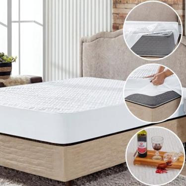 Imagem de Protetor Impermeável Matelado Para Colchão Casal Padrão - Vitor Bordad