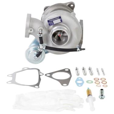 Imagem de Turbocompressor turbo com parafuso banjo de linha de óleo para Subaru Impreza WRX 2008 2009 2010 2011 2012 2013 2014 substitui IHI VF52 - BuyAutoParts 40-30186AN Novo