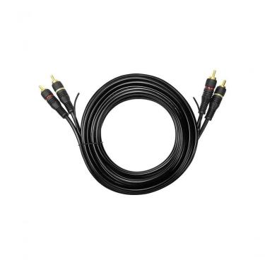 Imagem de Cabo De Audio Evus C-018 2 Rca Macho X 2 Rca Macho Gold - 3m