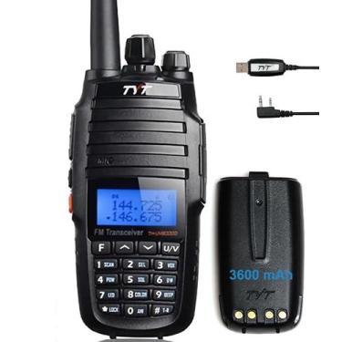 Imagem de Rádio amador TYT UV8000D de banda dupla 10W de longo alcance 3600mAh -