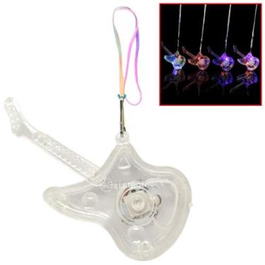 Imagem de Colar De Led Pisca Guitarra Super Festas Neon Iluminada XM21150GU - IT