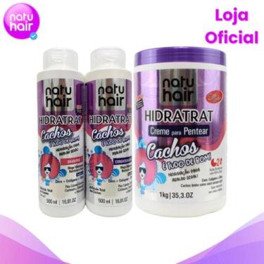 Imagem de Kit Shampoo + Condicionador + Creme para Pentear Cachos é Tudo de Bom!
