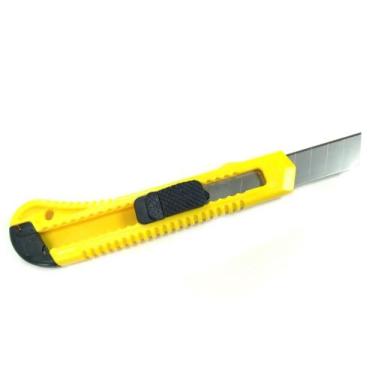 Imagem de Estilete Com 1 Lâmina 18mm de Aço com Trava - Titanium