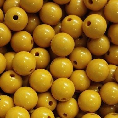 Imagem de BOLINHA DE RESINA Nº 10 (20 G) - LADEIRA BIJUTERIAS, Mostarda
