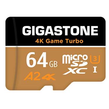 Imagem de [5-Yrs Free Data Recovery] Gigastone 64GB Micro SD Card, 4K Game Turbo, MicroSDXC Memory Card for Nintendo-Switch, GoPro, Action Camera, DJI, Drone, UHD Video, R/W up to 95/35MB/s UHS-I U3 A2 V30 C10