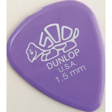 Imagem de Palheta de guitarra Dunlop 41P1.5 Delrin®, lavanda, 1,5 mm, pacote com 12