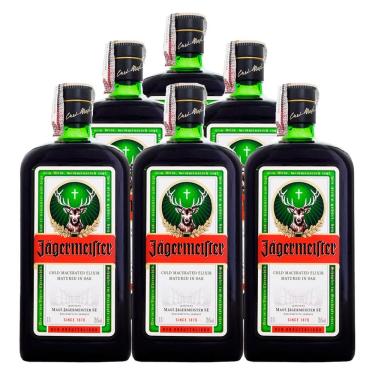 Imagem de Licor Fino de Ervas Jägermeister 700ml 6 Unidades