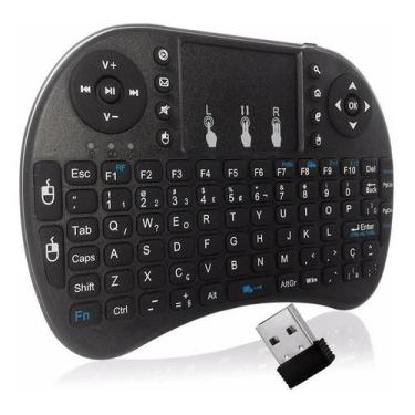Imagem de Mini Teclado Sem Fio Touchpad Smart Tv Pc Celular - Import