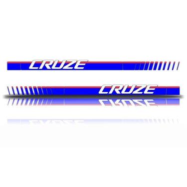 Imagem de Adesivo Chevrolet Cruze Faixa Lateral - Cromo Sign