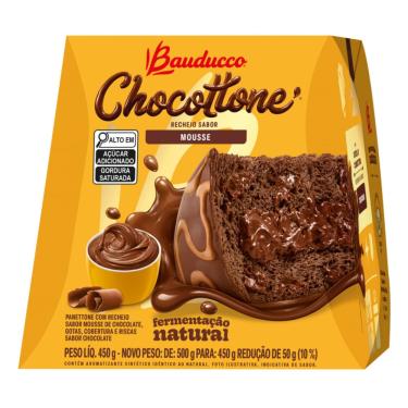 Imagem de Panettone Bauducco Chocottone com Recheio Mousse 450g