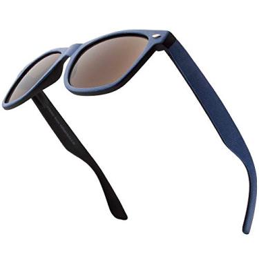 Imagem de VITENZI Óculos de sol com leitores para homens e mulheres óculos escuros clássicos de leitura com leitores completos - Rimini em azul 2.25