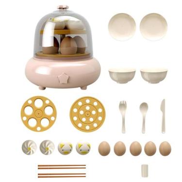 Imagem de Jogo de simulação de casa de jogo conjunto de 24 crianças cozinha cozi