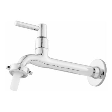 Imagem de 2X Torneira Parede Tanque Longa Lavanderia Jardim 21Cm 1/4 A