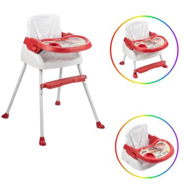 Imagem de Cadeira Alimentação Infantil Portátil Carros 3 Em 1 Até 15Kg