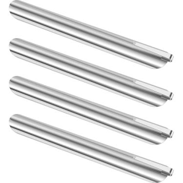 Imagem de 4 varredores de migalhas de mesa para servidores, migalhas de mesa de aço inoxidável, vassouras de migalhas de restaurante, raspador de migalhas de mesa, limpador de migalhas de pão, limpador de