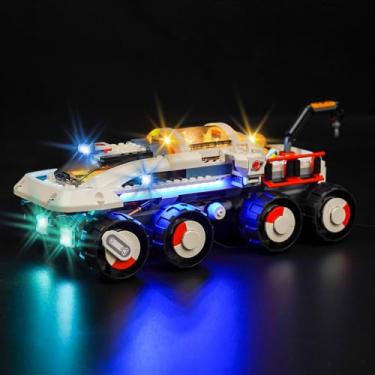 Imagem de Hilighting Kit De Iluminação Led Atualizado Para Lego Command Rover E Crane Loader Outer Space Building Set, Compatível Com 60432 (Modelo Não Incluído)