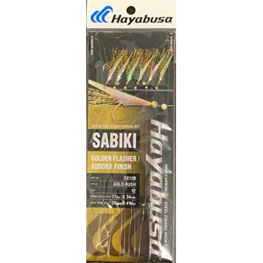 Imagem de Hayabusa EX128 Golden Flasher com 6 ganchos Sabiki Rig (12)