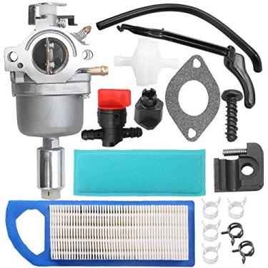 Imagem de Carburador MIA11520 791858 Substituição de carburador para LA125 LA115 X145 L107 L108 D110 D105 L105 102 115 105 X120 108 Trator de gramado MIA1147474 / 125 Kit de carburador 09 com filtro de ar