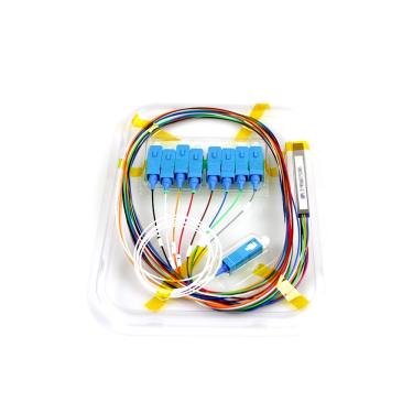 Imagem de Cabo Optico Splitter Evus Plc 1x8 Sc- Upc 1m G657a1