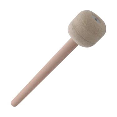 Imagem de Almencla Baqueta de feltro para instrumento de percussão, baqueta de tímpanos com cabeça de feltro de 12,8" para performance em palco e caixa