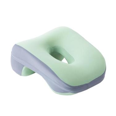 Imagem de Generic Apoio de pescoço para cadeira de escritório, travesseiro de rosto para crianças, antiderrapante, multiuso, almofada para dormir, descanso de cabeça, Verde