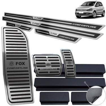 Imagem de Descanso Pedaleira Auto Soleira Fox Comfortline 14 20 Preto