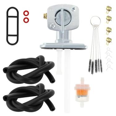 Imagem de LIYYDS Interruptor de tanque de válvula Petcock de gás combustível compatível com Yamaha YFM50R YFM250B YFM350R YFM350X YFM660R YF60S YZ80 YZ85 YZ125 YZ250 YZ400F YZ426F YZ450F BW200E FZR600R XJ77 50R