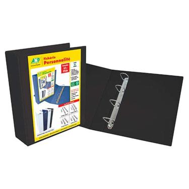 Imagem de Fichário revestido cristal oficio preto 75mm 4750PT ACP