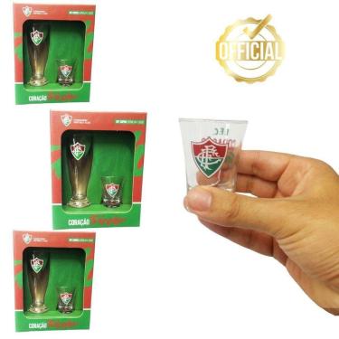 Imagem de Kit 3 Copos Munich Tulipa Cerveja 3 Copos Dose Pinga Cachaça