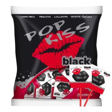 Imagem de Pirulito Pop Kiss Beijo Black Cola - 500g - Florestal