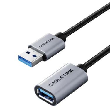 Imagem de Cabo Usb 3.0 Extensão Extensor Macho Fêmea Webcam Mouse 1m - CableTime