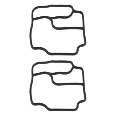 Imagem de YINETTECH 2 peças de junta de caixa de filtro de óleo 11421719855 compatível com BMW E36 E46 M3 E34 E39 E60 E61 N52 M54