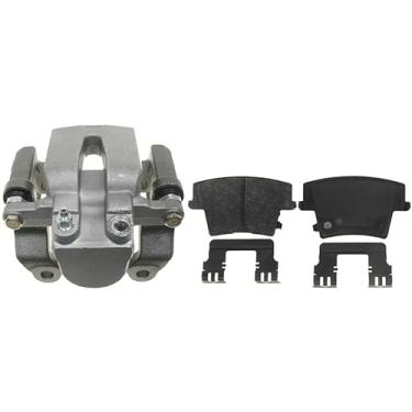Imagem de ACDelco Conjunto de pinça de freio a disco traseiro Specialty 18R2288PV com pastilhas semi-metálicas (polícia carregada), remanufaturado