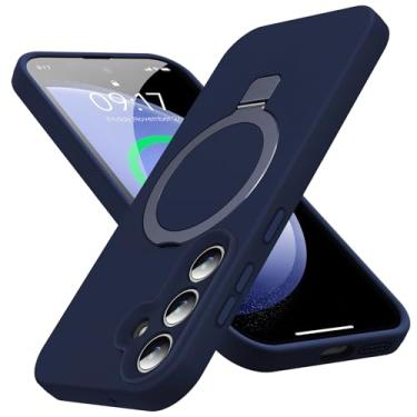 Imagem de KMAMBAG Capa Liquid Air projetada para Galaxy S23 (2023) [sem anel magnético], [proteção de nível militar] - preto fosco