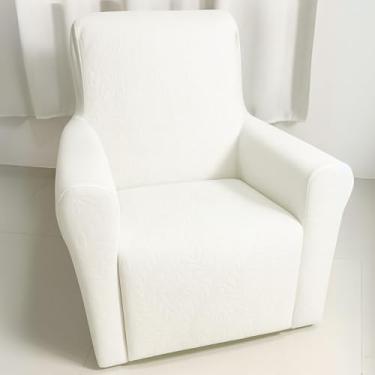 Imagem de Capa Para Poltrona 1 Lugar Coladinha Matelada Ajustável do Papai Amamentação Conforto Protetora (BRANCO)